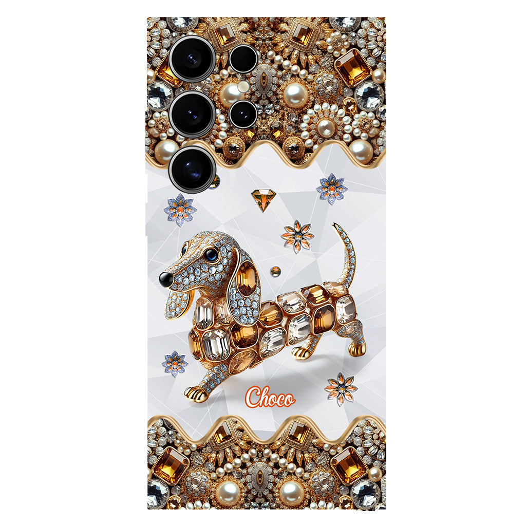 Love Dachshunds - Personalized Dog Full Print Phone Case