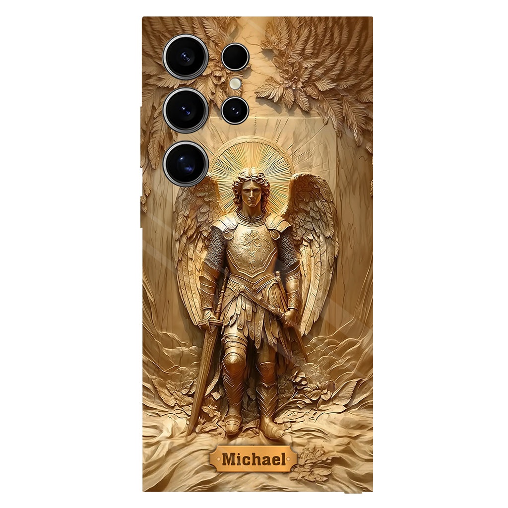 Archangel Michael - Personalized Christian Full Print Phone Case
