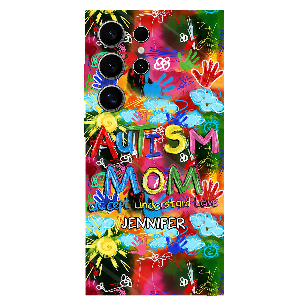 Autism Mom - Personalized Autism Awareness Full Print Phone Case