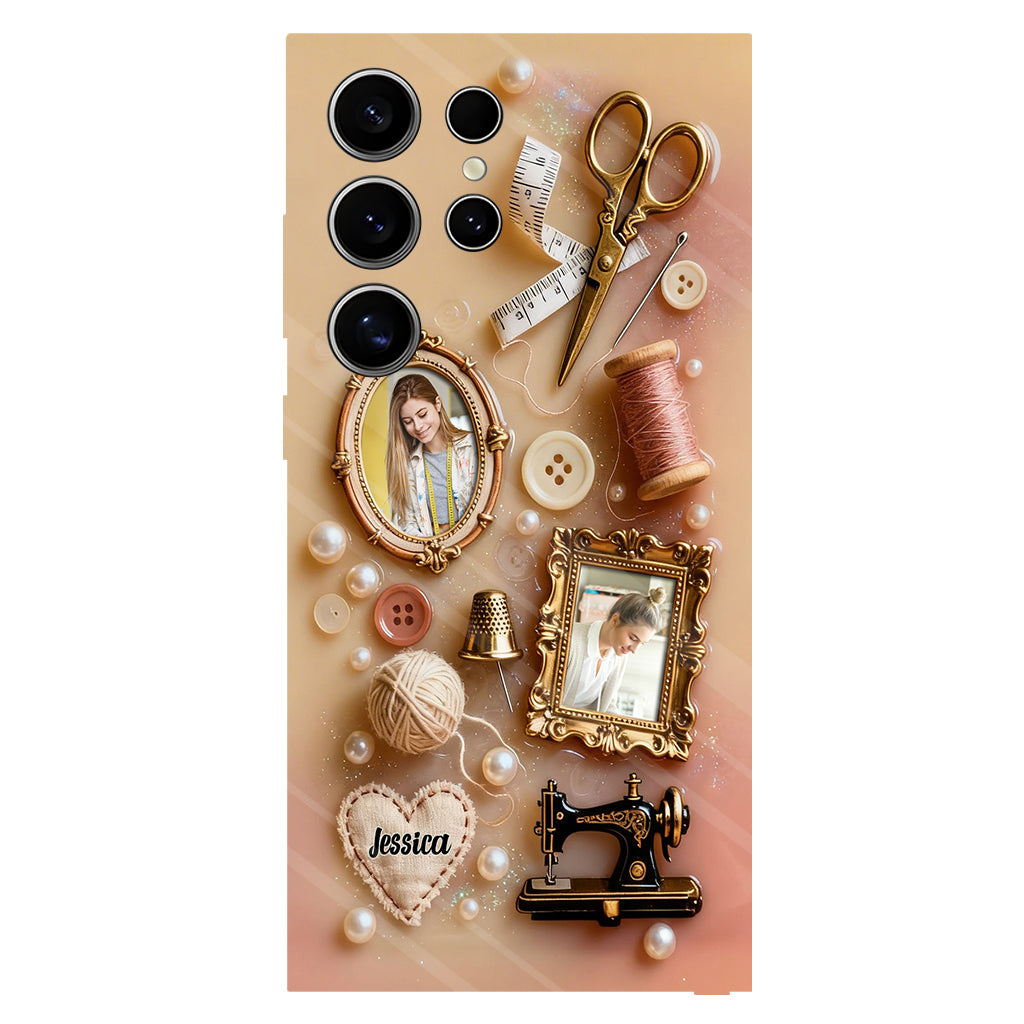 Coque de téléphone personnalisée « Couture » ​​avec imprimé intégral