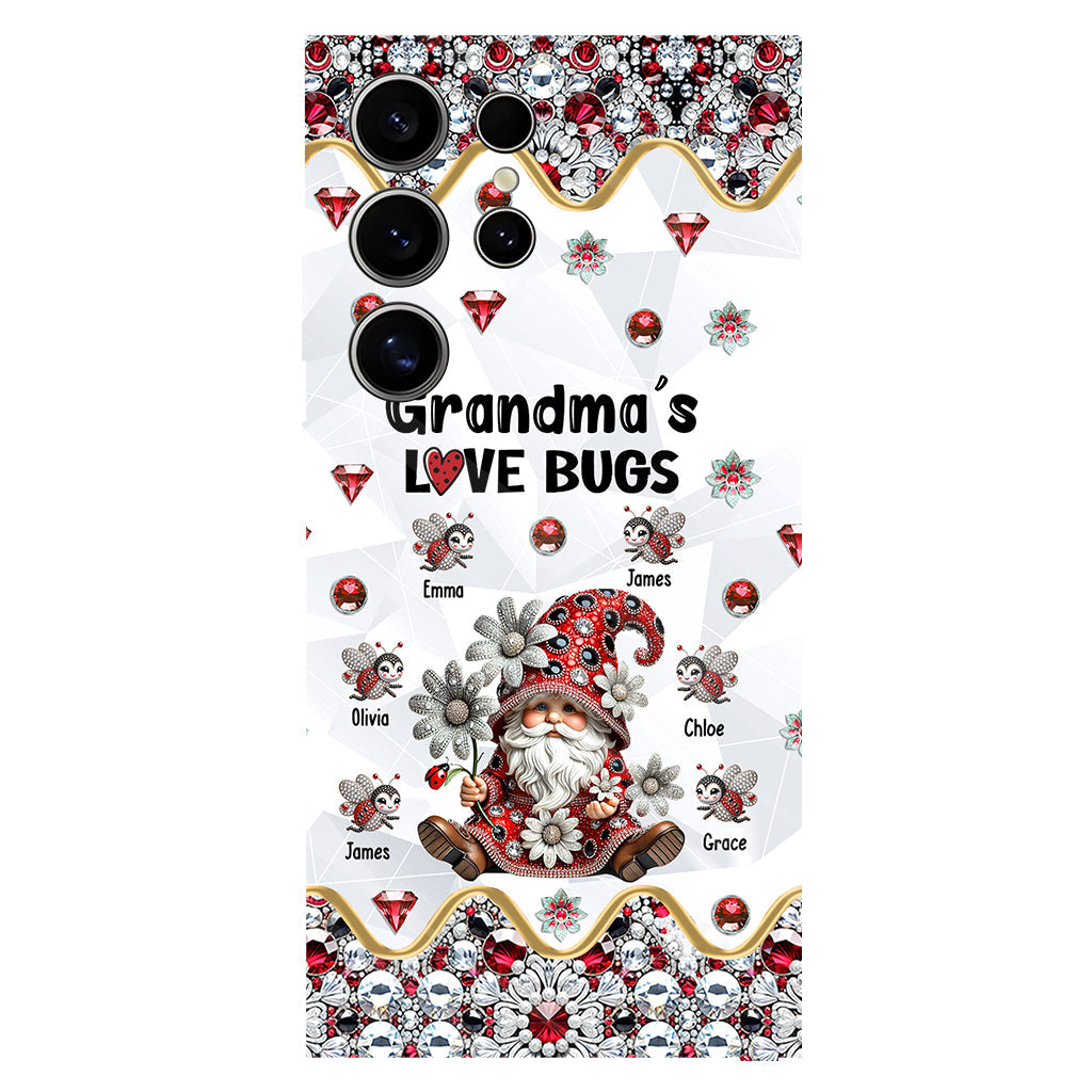 Grandma's Love Bugs - Personalized Grandma Full Print Phone Case