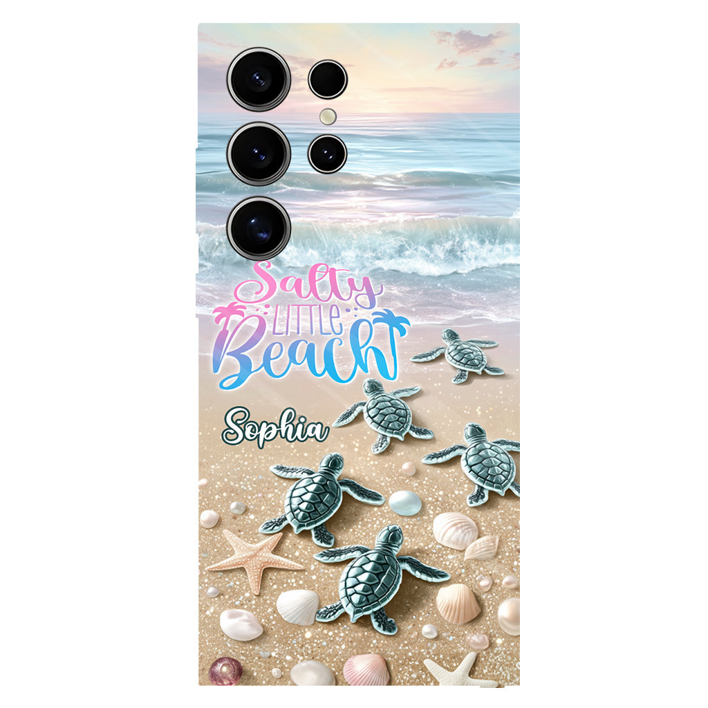 Salty Lil Beach - Coque de téléphone personnalisée pour amoureux de la mer avec impression intégrale