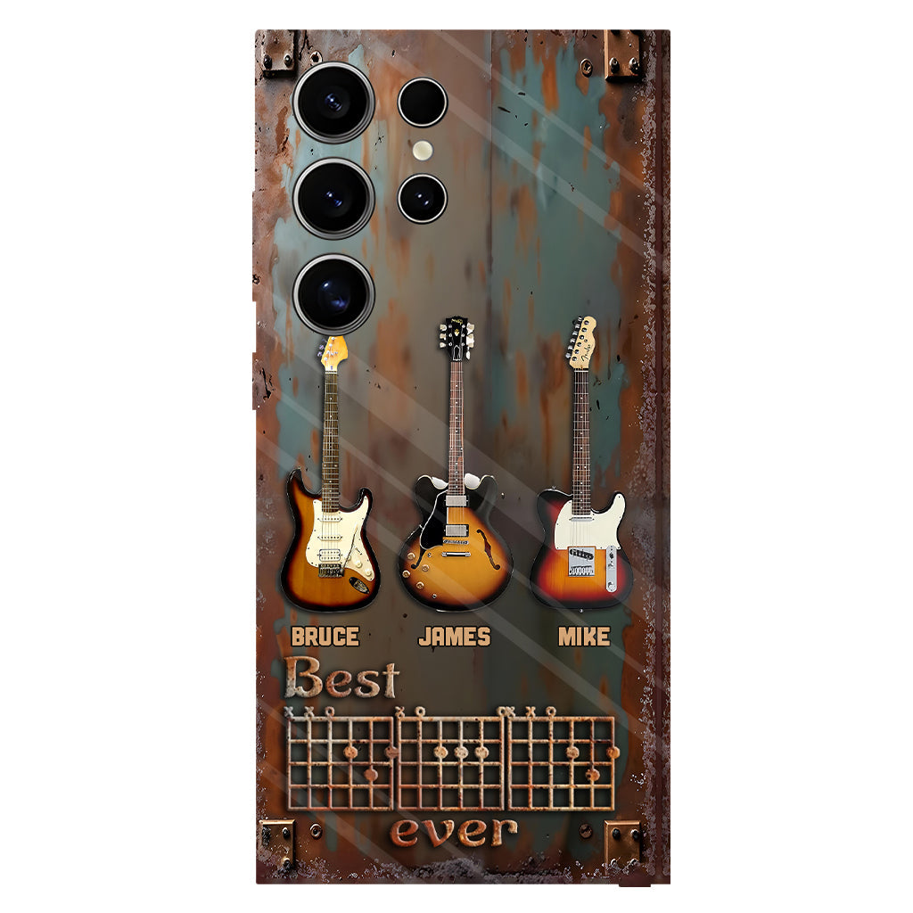 Best Guitar Dad Ever - Personalized Guitar Full Print Phone Case