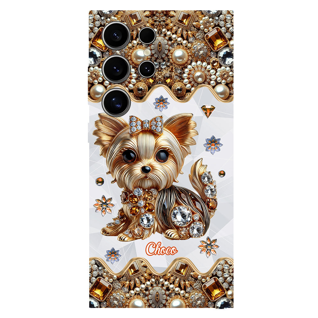 Love Yorkshire Terrier - Personalized Dog Full Print Phone Case
