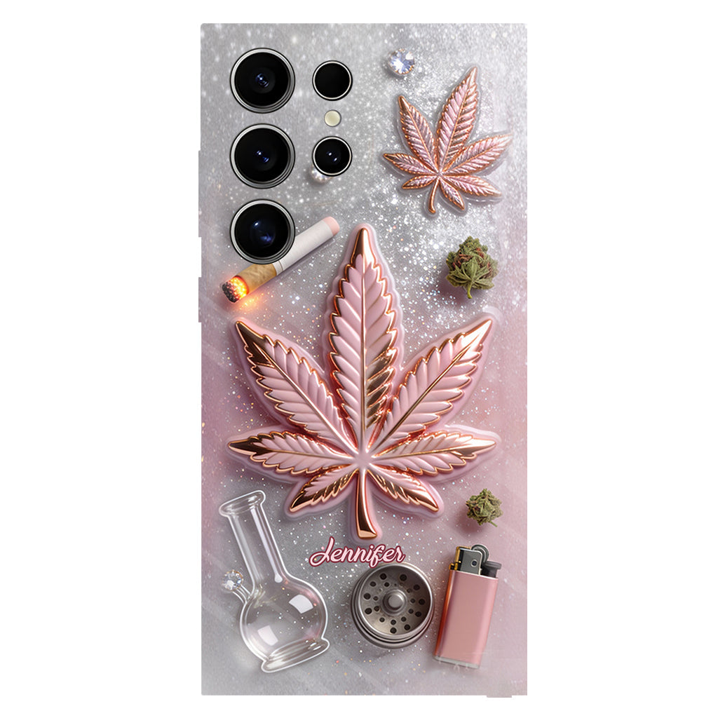 Coque de téléphone Magic Leaf - Motif cannabis personnalisé