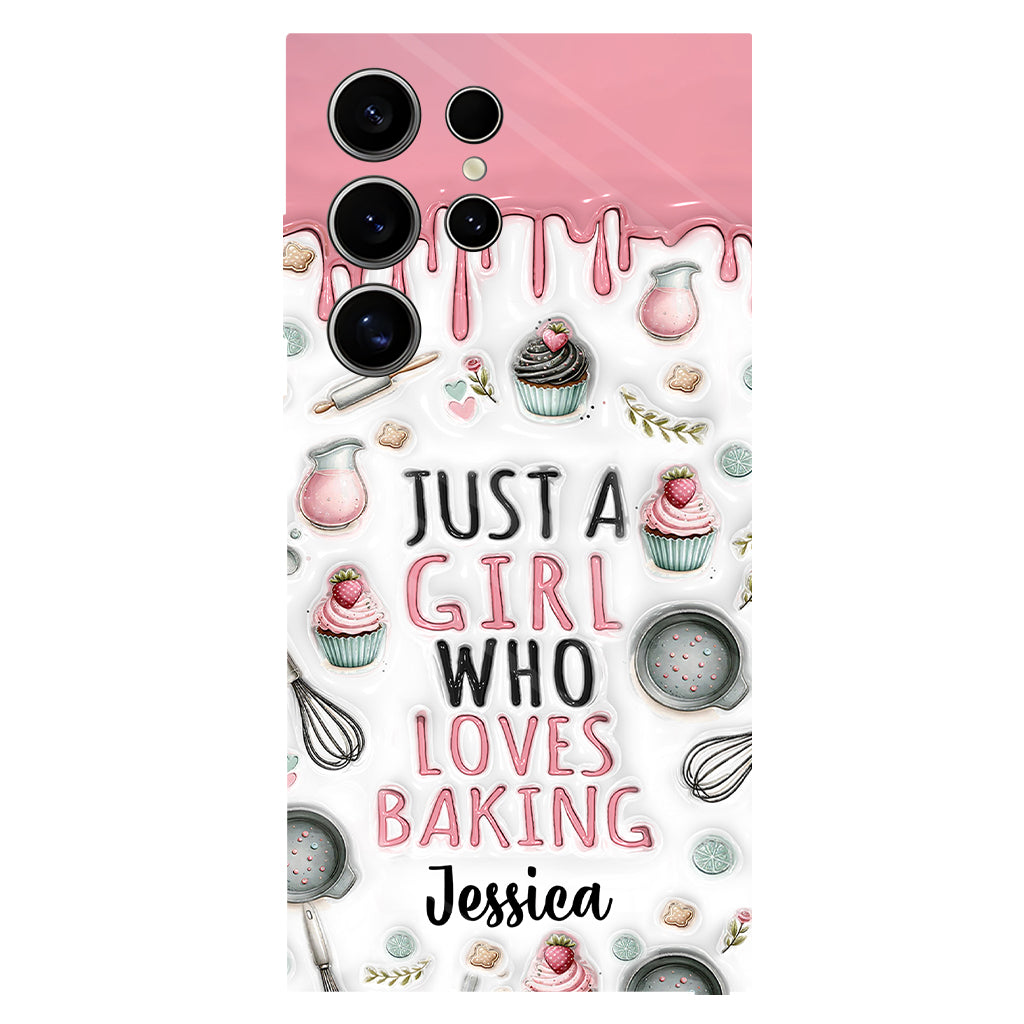 Just A Girl Who Loves Baking - Personalized Baking Full Print Phone Case