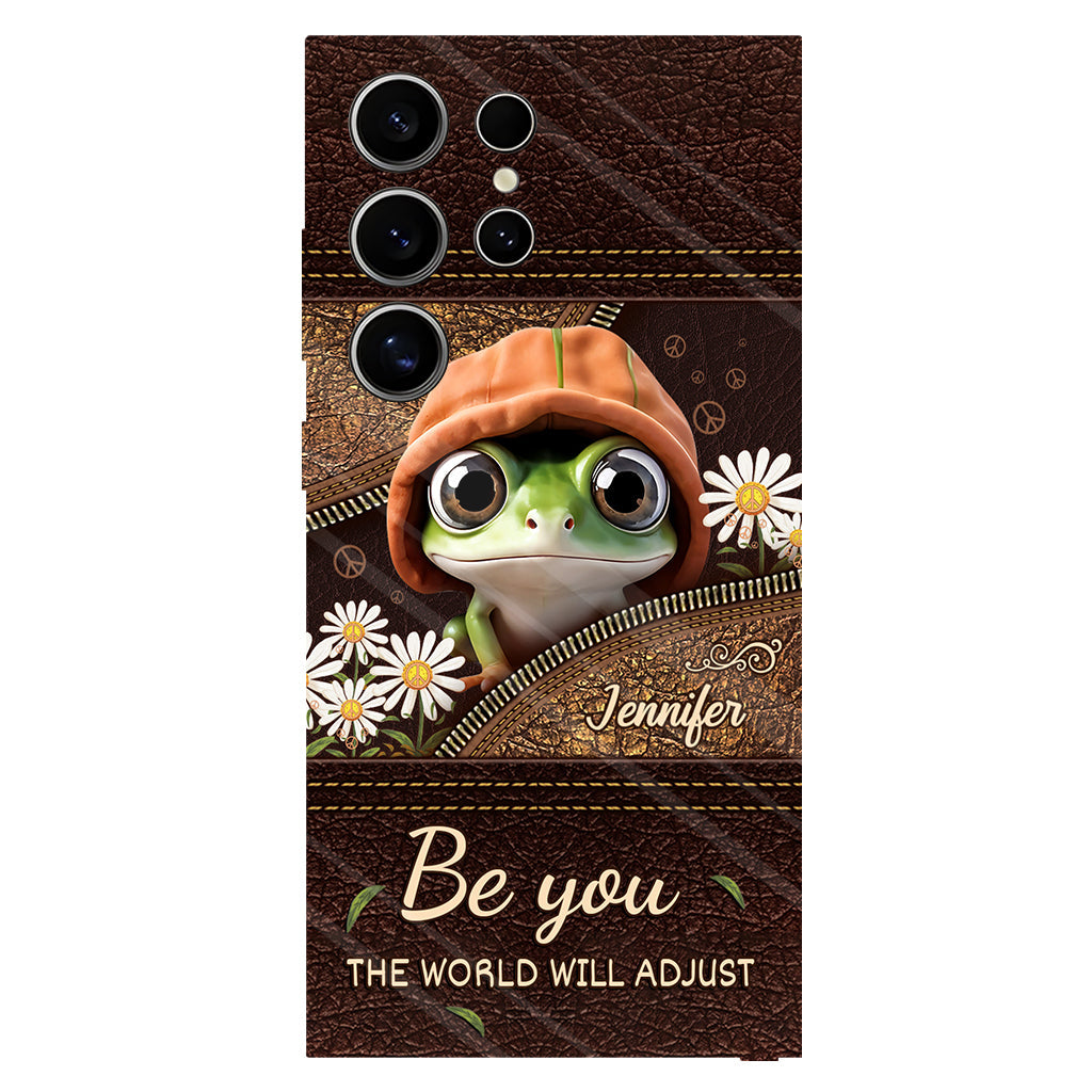 Be You The World Will Adjust - Personalized Hippie Full Print Phone Case