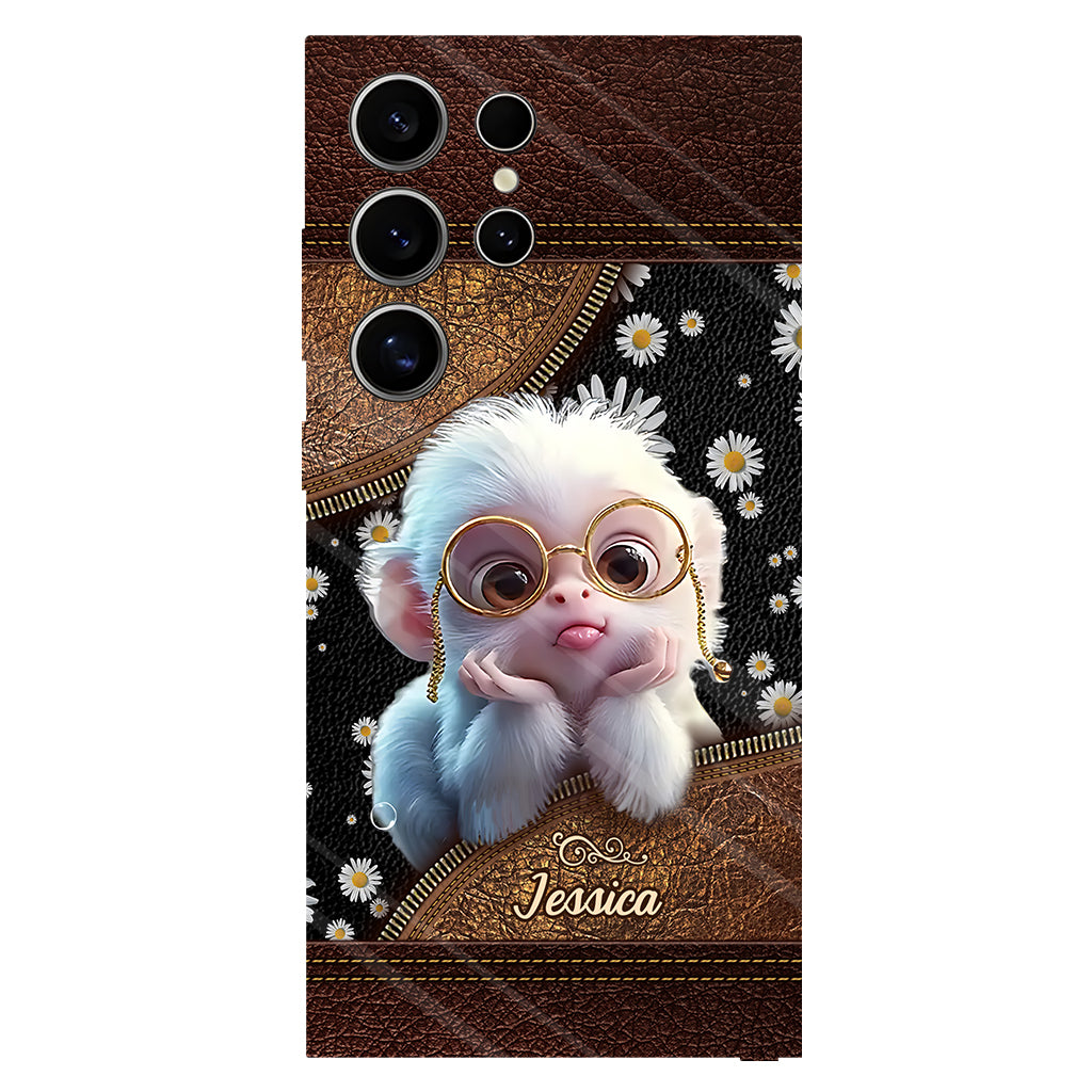 Cute Monkey - Personalized Full Print Phone Case