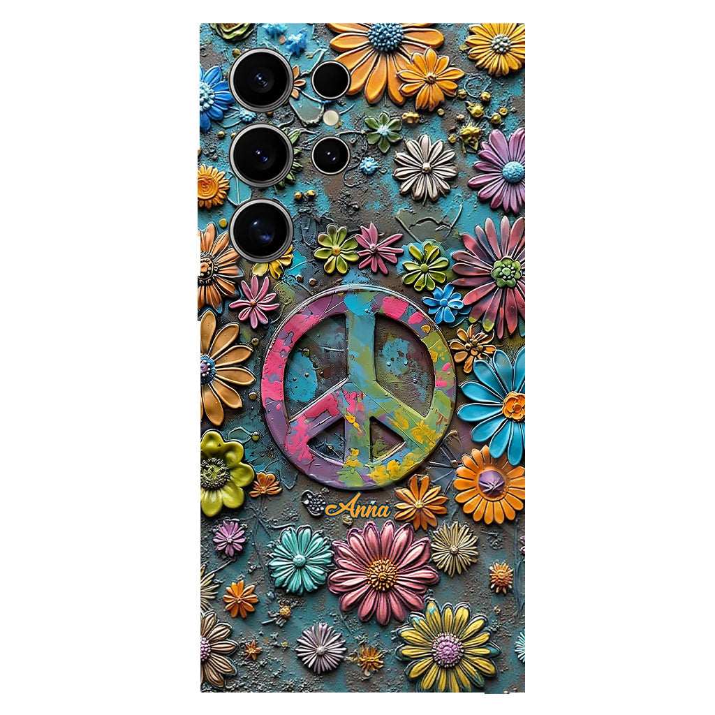 Coque de téléphone personnalisée Hippie Soul - Motif hippie intégral