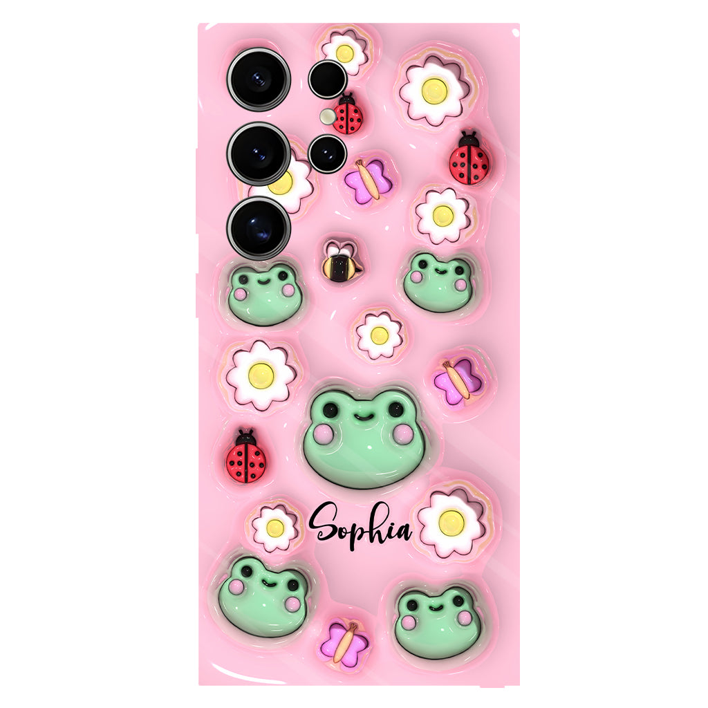 Coque de téléphone personnalisée « Grenouilles » - Motif grenouille intégral