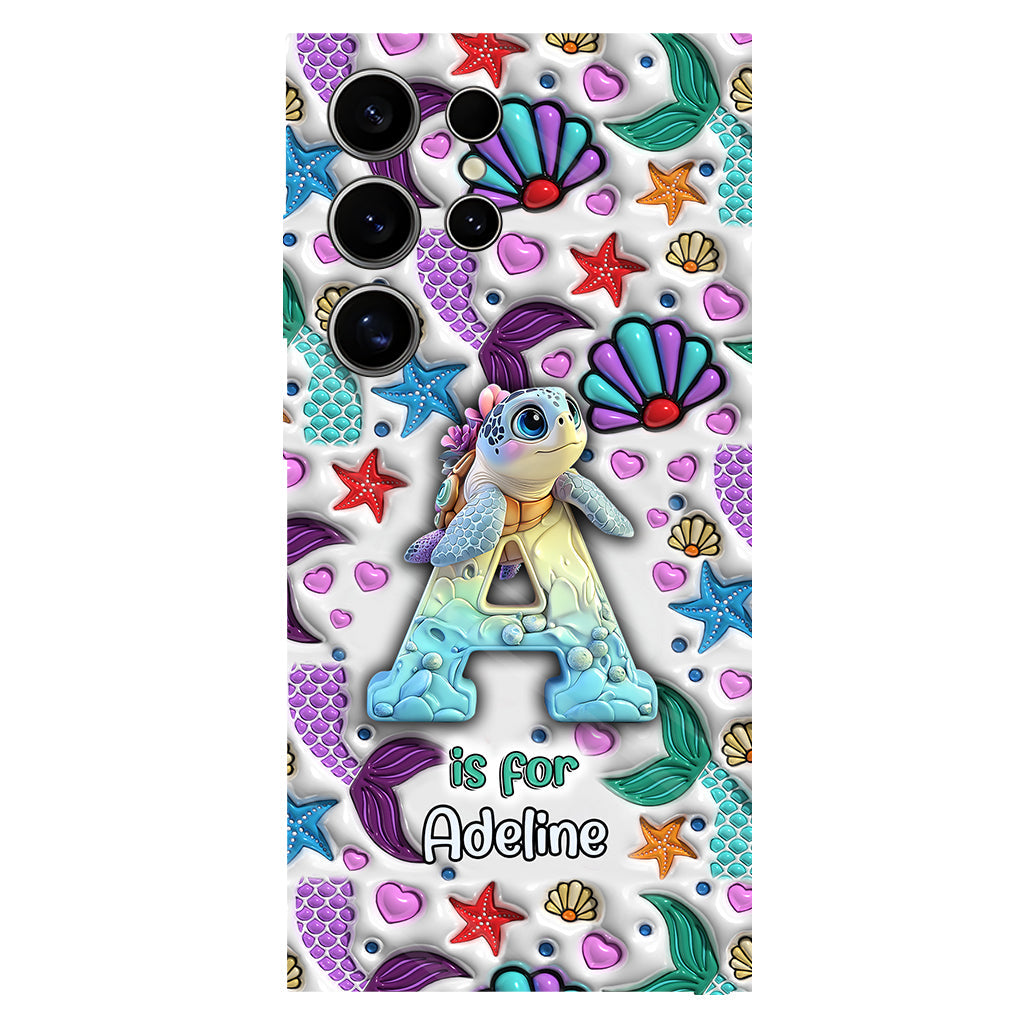 Tortues mignonnes - Coque de téléphone personnalisée avec imprimé tortue intégral