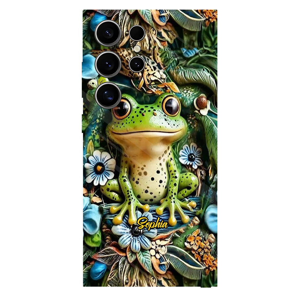 Coque de téléphone personnalisée « Grenouilles » - Motif grenouille intégral