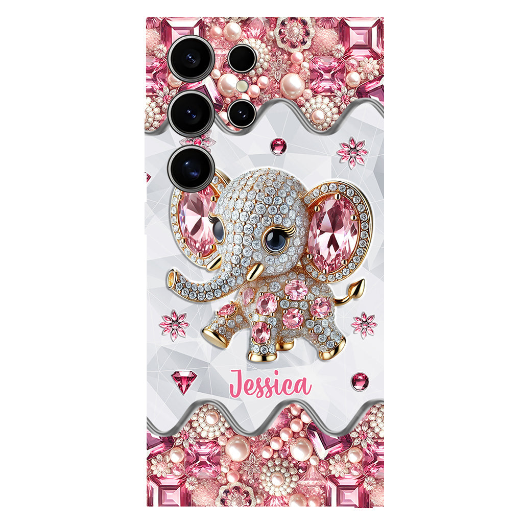 Just A Girl Who Loves Elephants - Personalized Elephant Full Print Phone Case