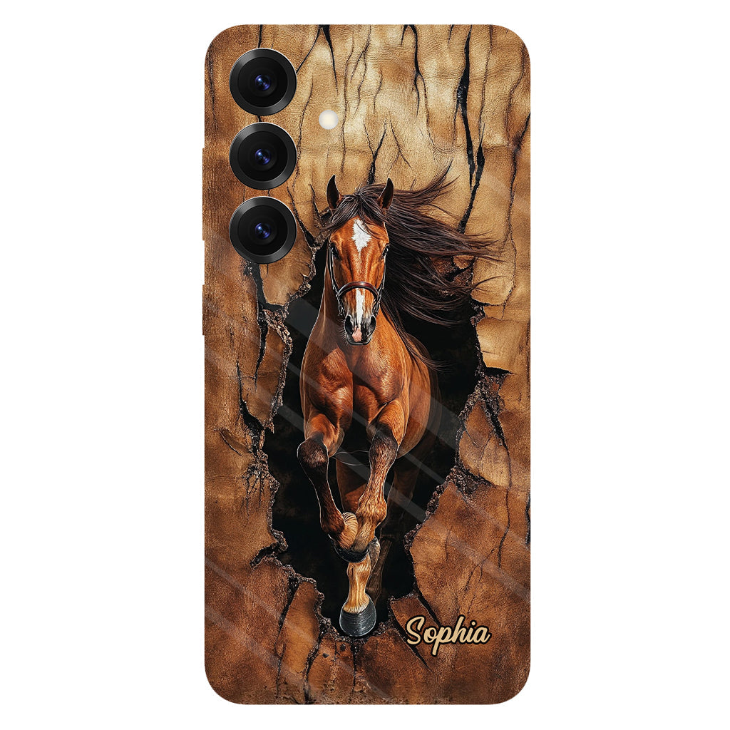 Horse Lovers - Personalized Horse Full Print Phone Case