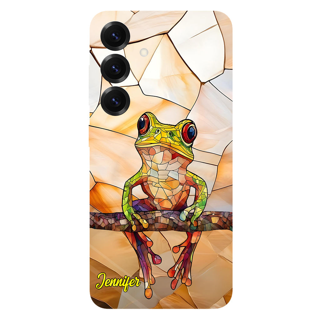 Coque de téléphone personnalisée avec motif grenouille - Cadeau idéal pour les amoureux des grenouilles