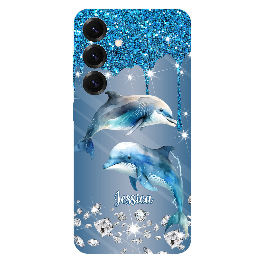 Beautiful Dolphins - Personalized Dolphin Full Print Phone Case