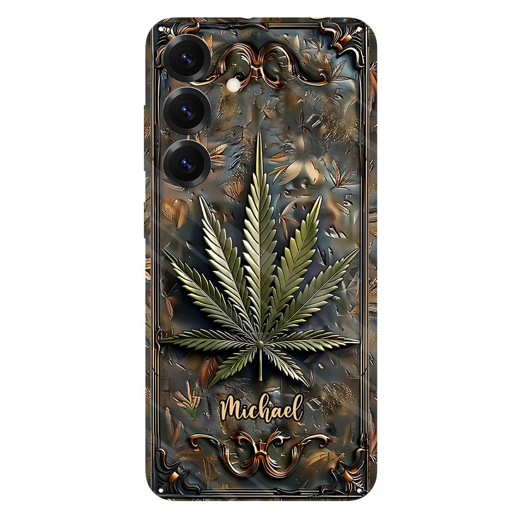 High Life - Personalized Weed Full Print Phone Case