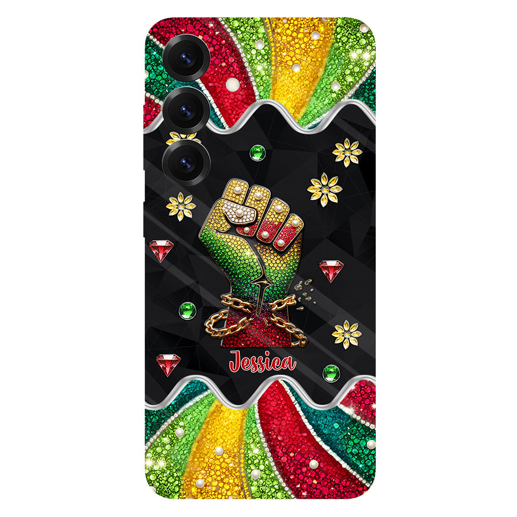 Ils ne nous aiment pas - Coque de téléphone et support de téléphone personnalisés Juneteenth avec impression intégrale