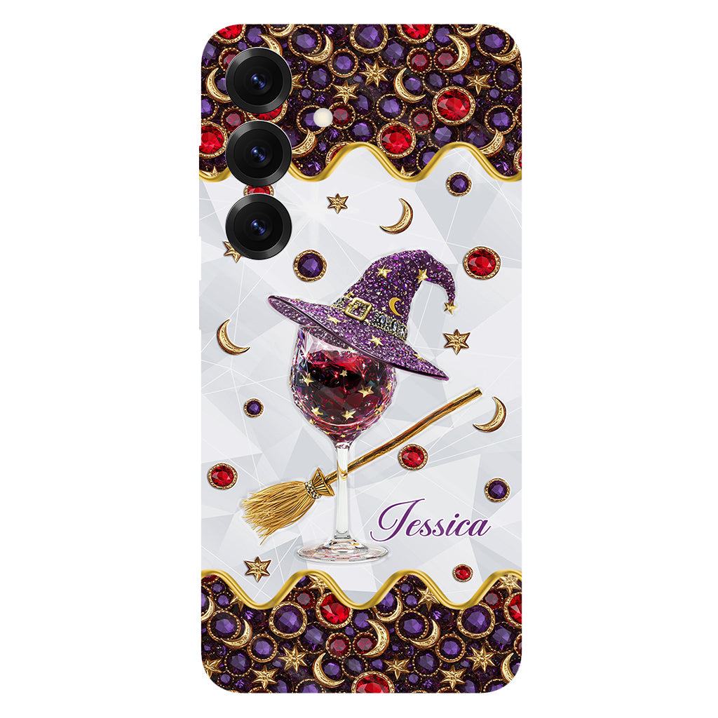 Wine Witch - Personalized Witch Full Print Phone Case