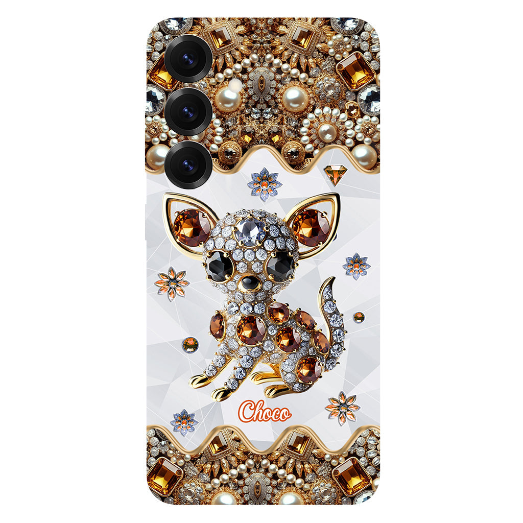 Love Chihuahuas - Personalized Dog Full Print Phone Case