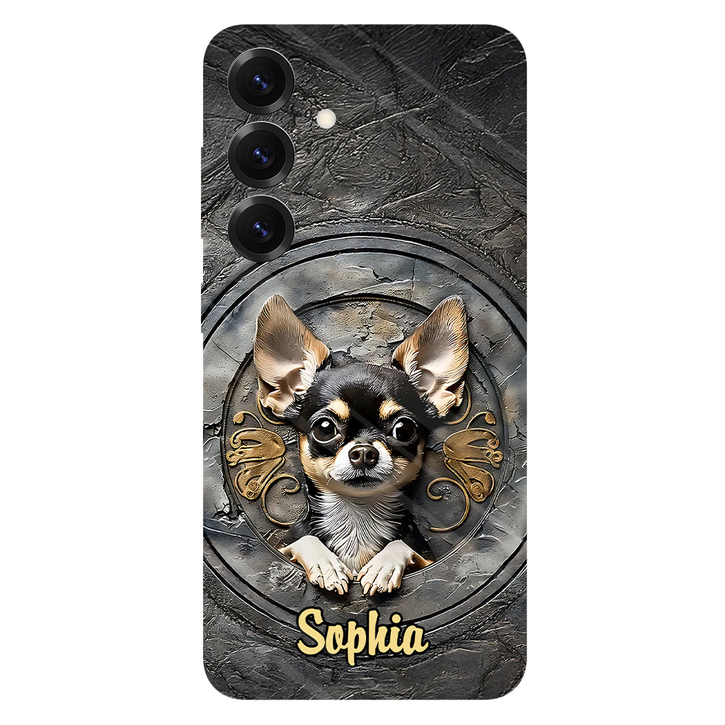 Adorable Chihuahua - Coque de téléphone personnalisée avec imprimé intégral