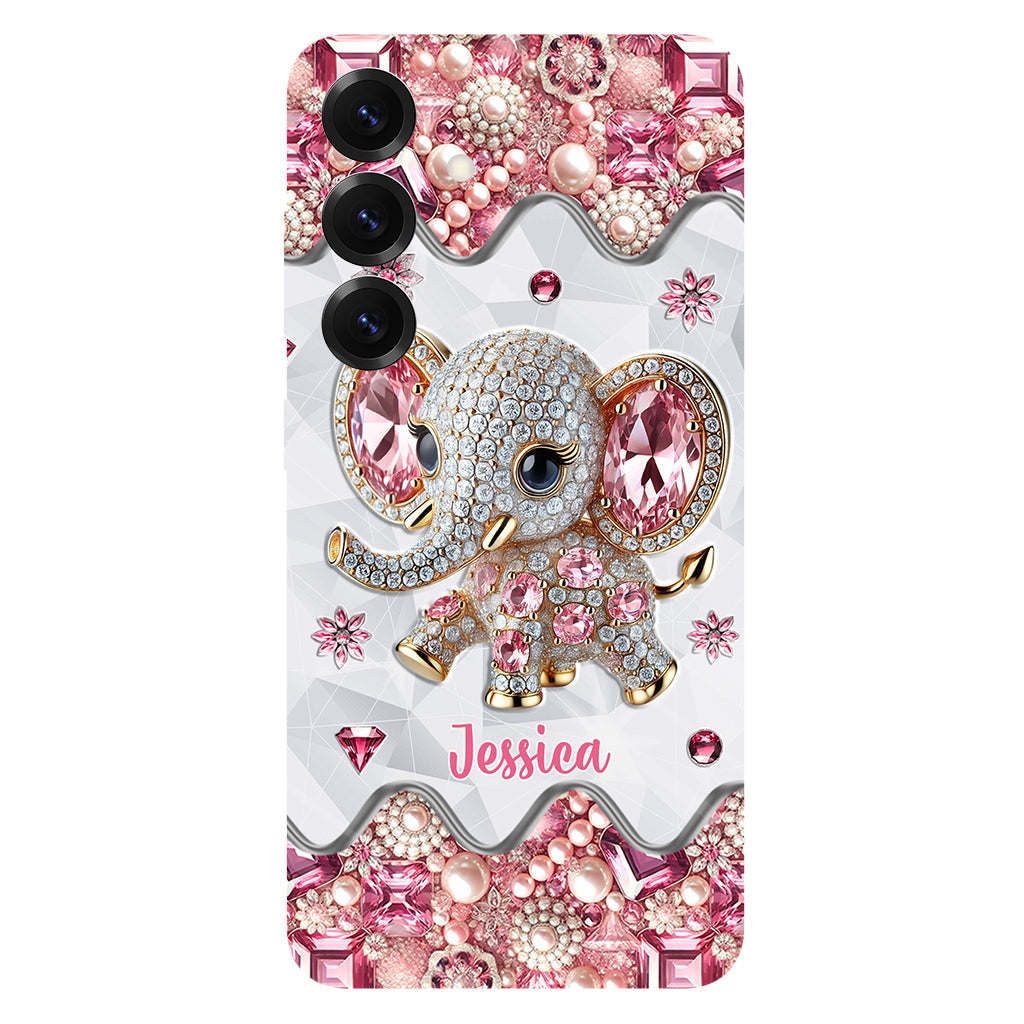 Just A Girl Who Loves Elephants - Personalized Elephant Full Print Phone Case