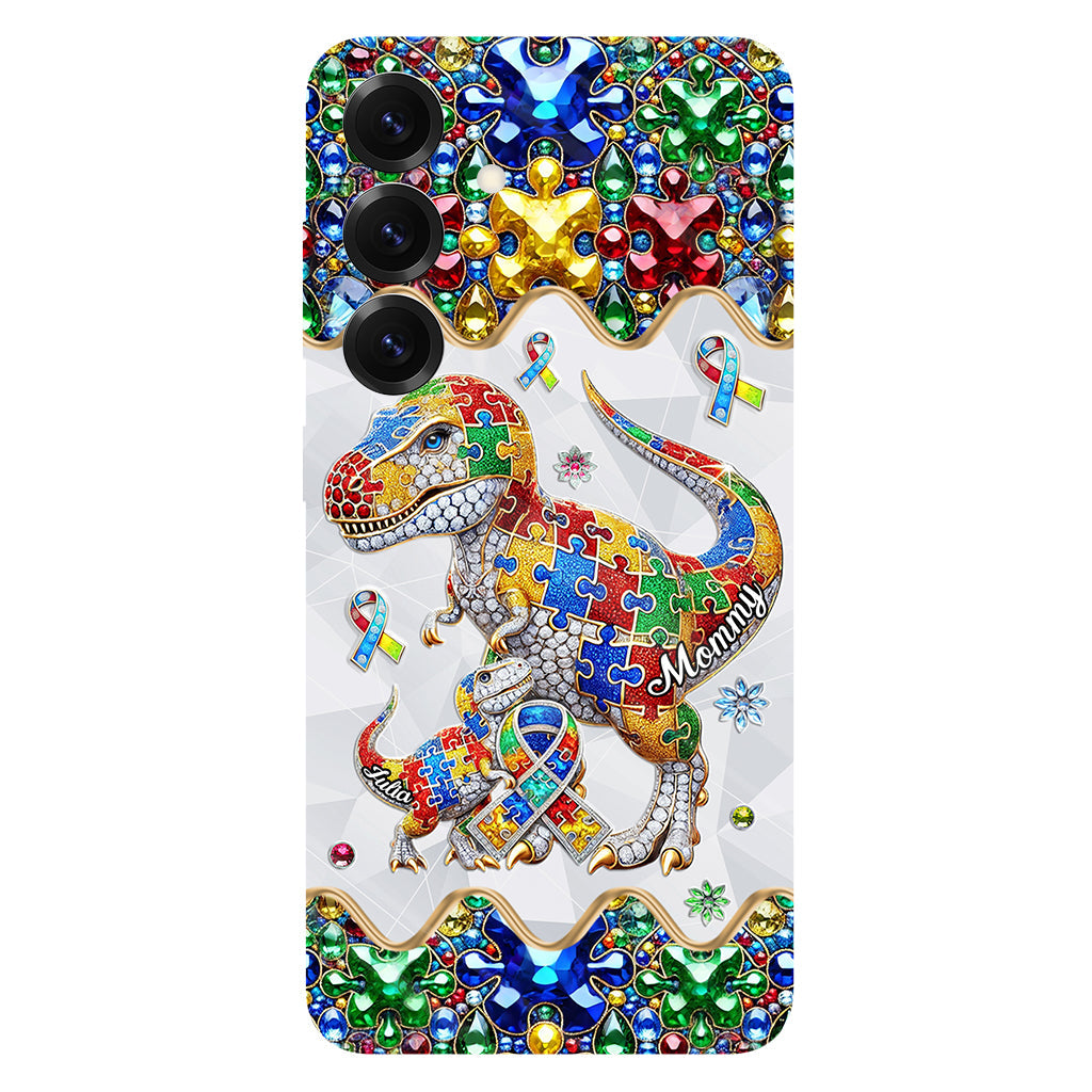 Strong Mama - Personalized Autism Awareness Full Print Phone Case