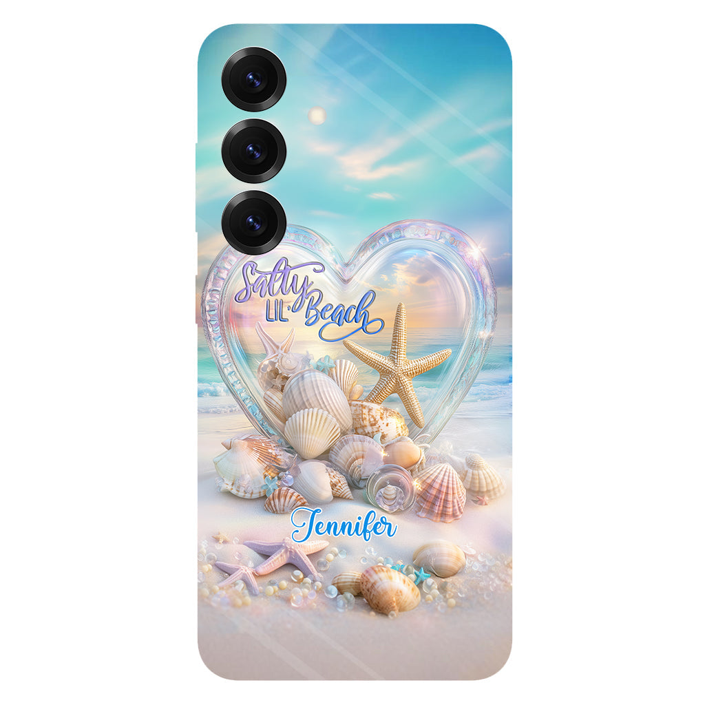 Salty Lil Beach - Coque de téléphone personnalisée pour amoureux de la mer avec impression intégrale