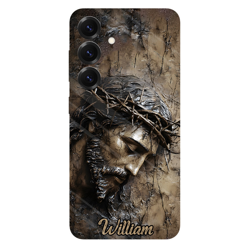 Foi, Espérance, Amour - Coque de téléphone personnalisée avec imprimé chrétien intégral