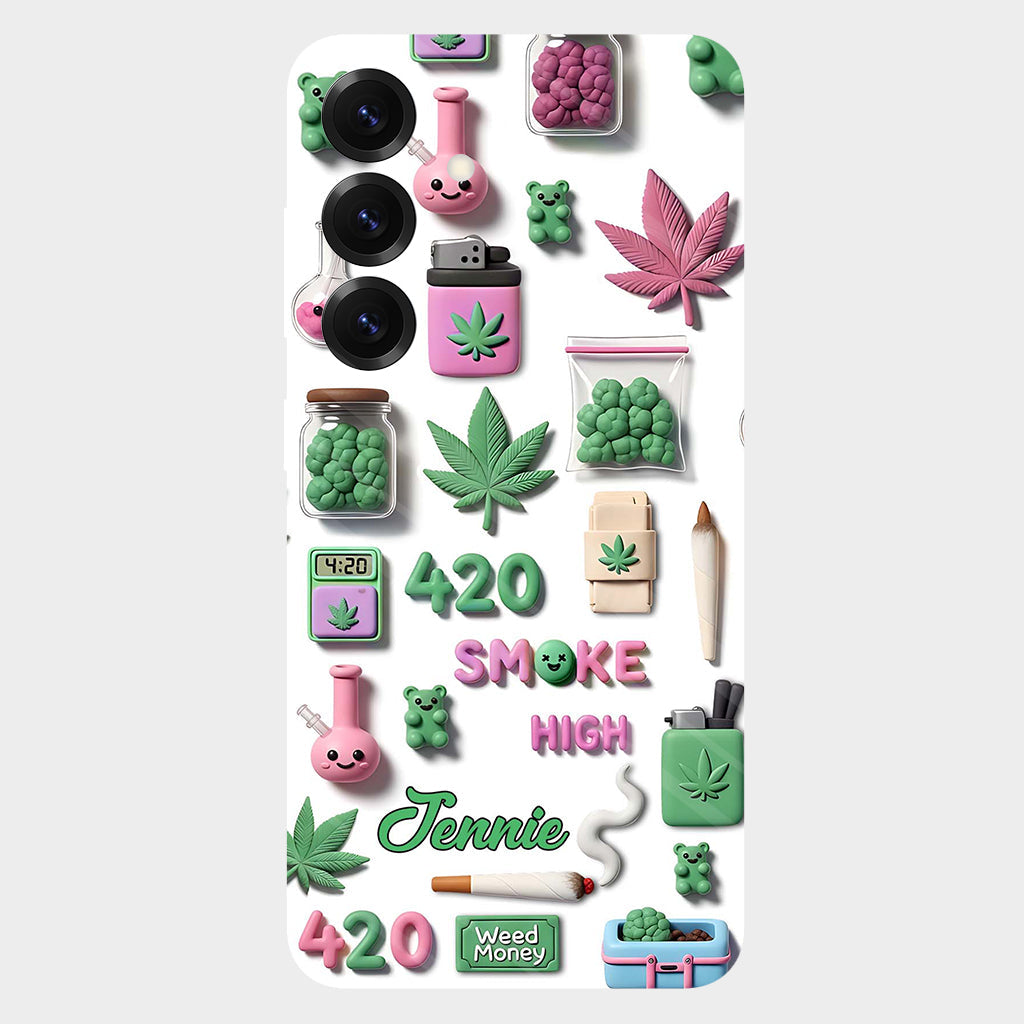 Stoner Chic - Personalized Weed Full Print Phone Case