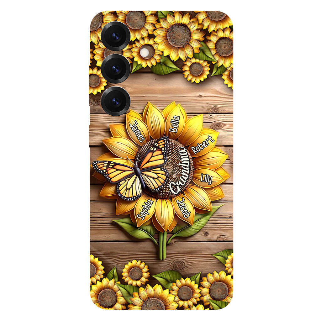 Tu es mon rayon de soleil, mamie maman - Coque de téléphone personnalisée avec impression intégrale « Mamie »