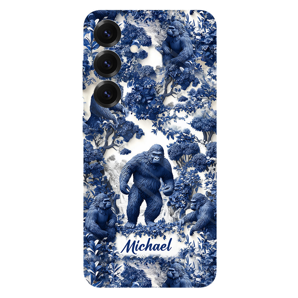 Bigfoot Summer Vibes - Personalized Hiking Full Print Phone Case