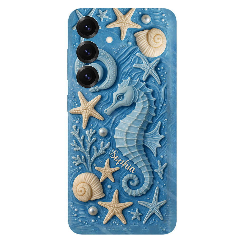 Juste une fille qui aime l'océan - Coque de téléphone personnalisée pour amoureux de la mer avec impression intégrale