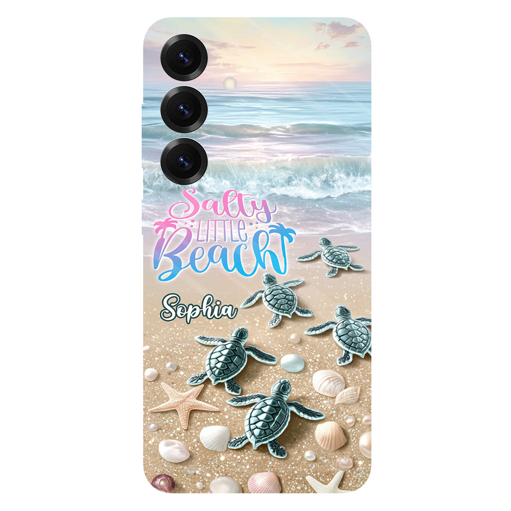 Salty Lil Beach - Coque de téléphone personnalisée pour amoureux de la mer avec impression intégrale