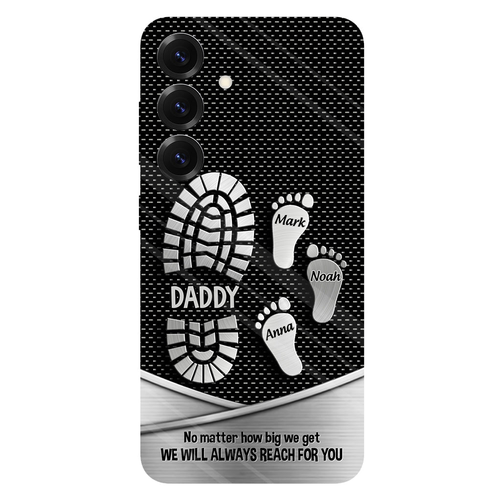 Your Footsteps Led Our Way - Personalized Father Full Print Phone Case