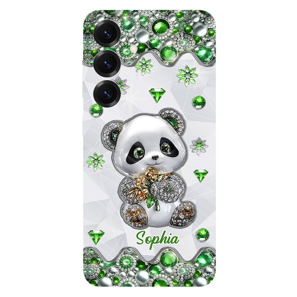 Juste une fille qui aime les pandas - Coque de téléphone personnalisée avec impression intégrale « Amoureuse des pandas »