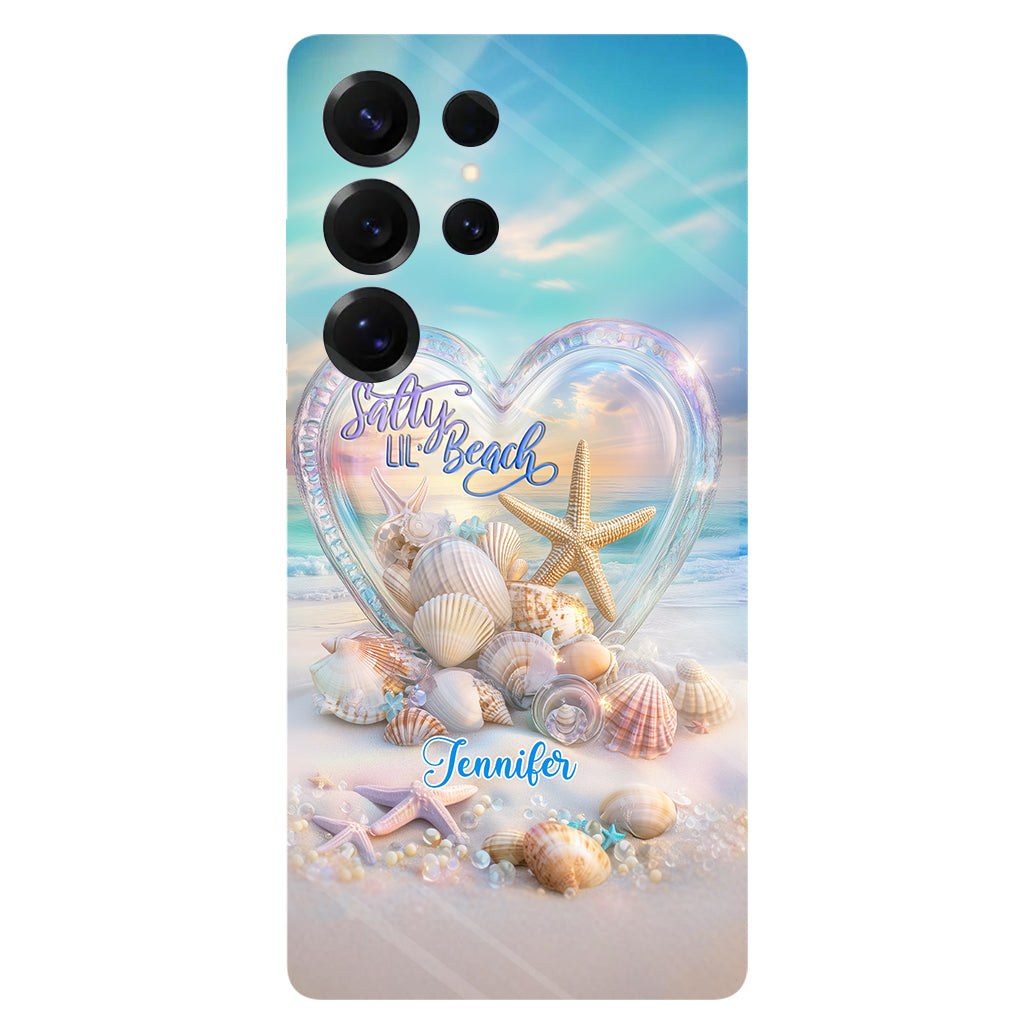 Salty Lil Beach - Coque de téléphone personnalisée pour amoureux de la mer avec impression intégrale