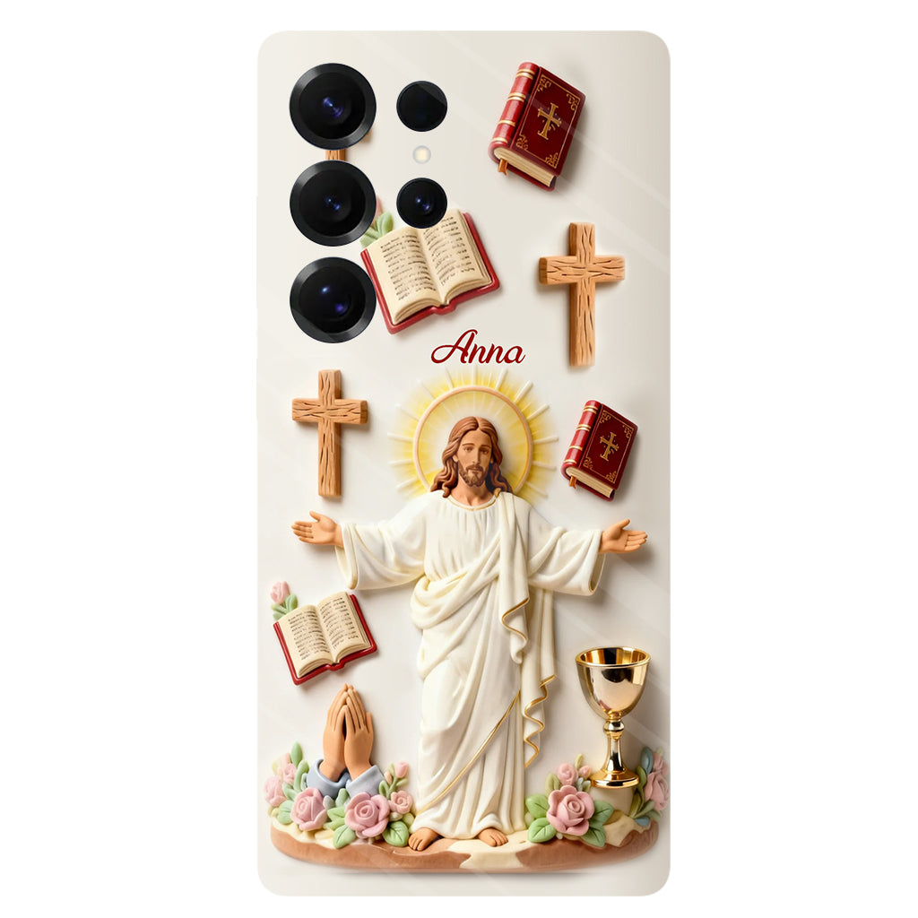 Faith Over Fear - Personalized Christian Full Print Phone Case