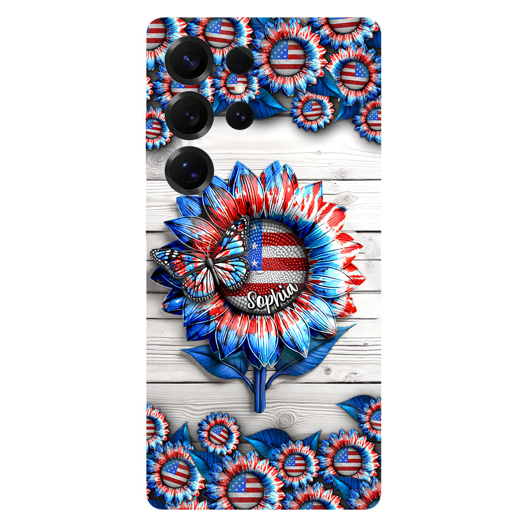 Love America - Personalized Independence Day/ 4th of July Full Print Phone Case