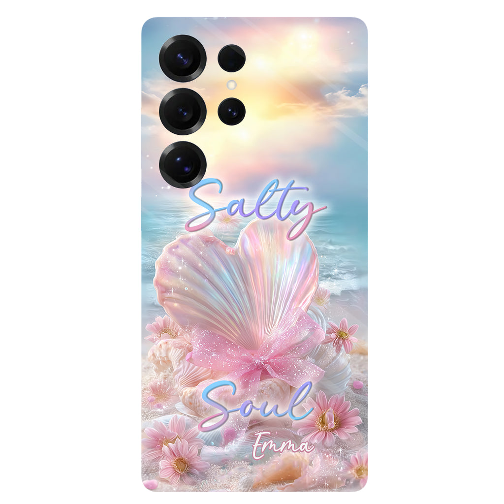 Salty Soul - Coque de téléphone personnalisée pour amoureux de la mer avec impression intégrale