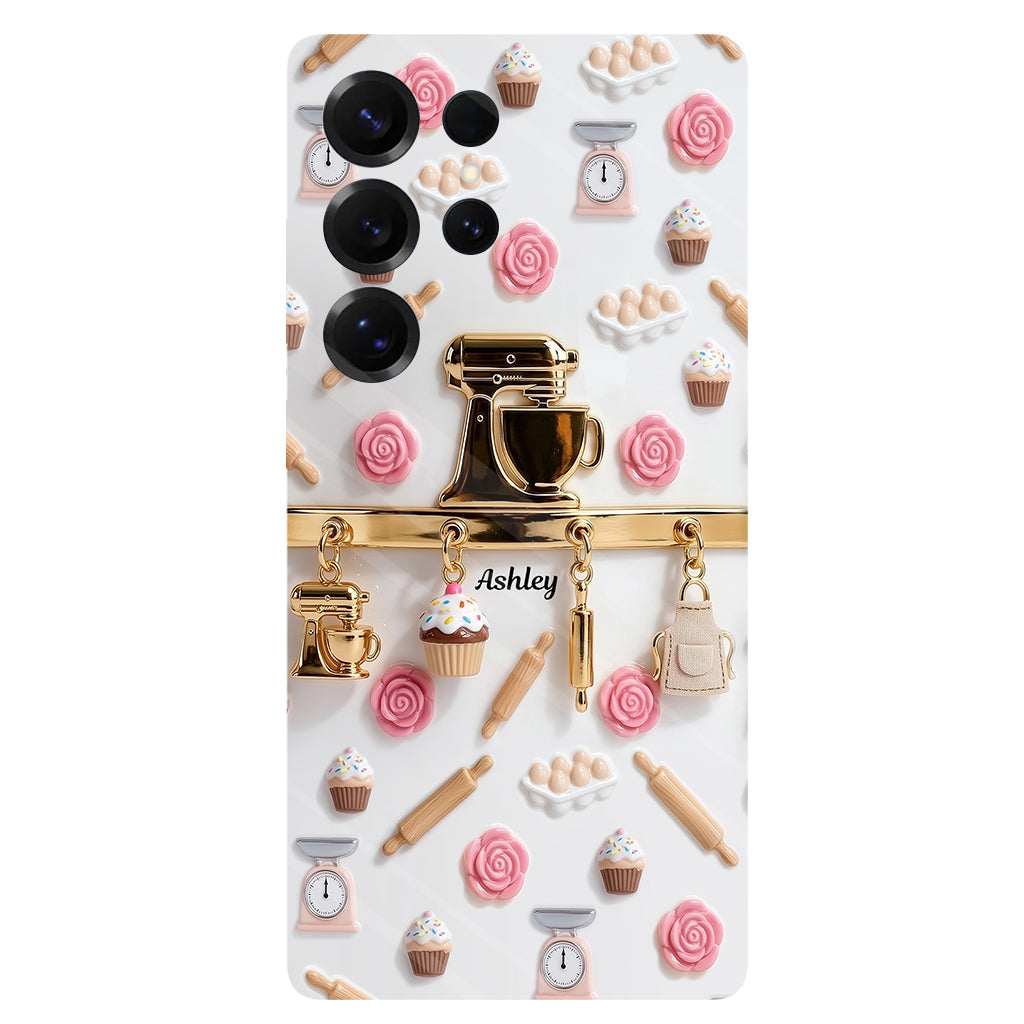 Coque de téléphone personnalisée avec motif pâtisserie - Charms de pâtisserie