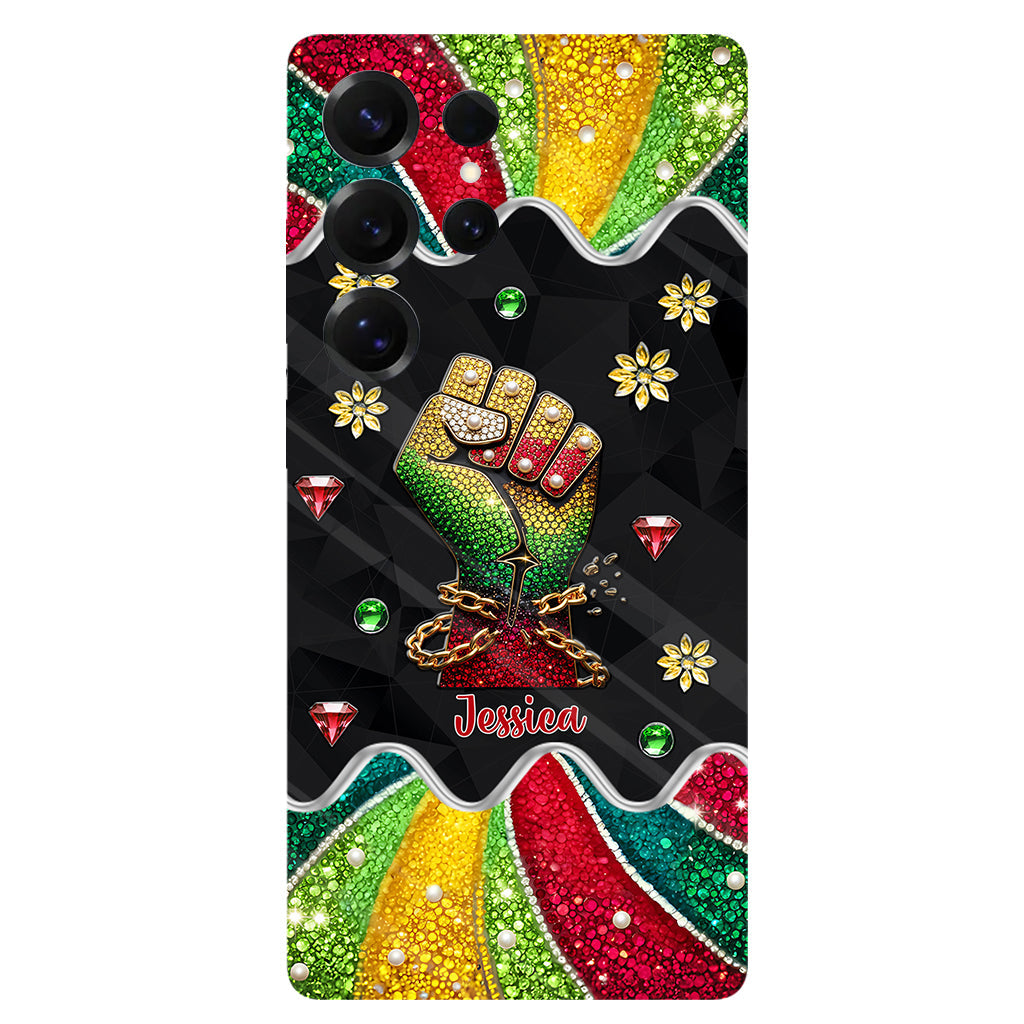 Ils ne nous aiment pas - Coque de téléphone et support de téléphone personnalisés Juneteenth avec impression intégrale