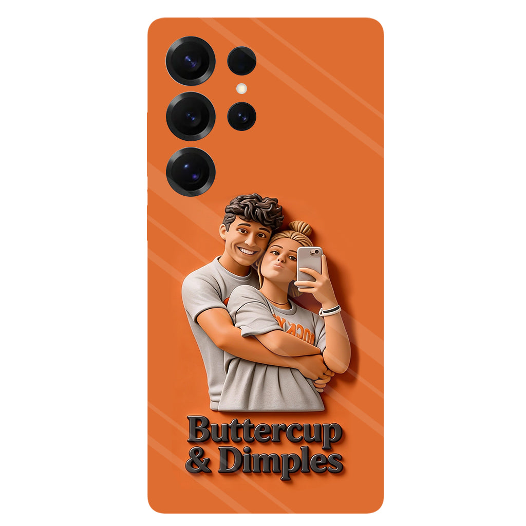 Coque de téléphone personnalisée avec photo pour couple - Cadeau idéal pour la Saint-Valentin