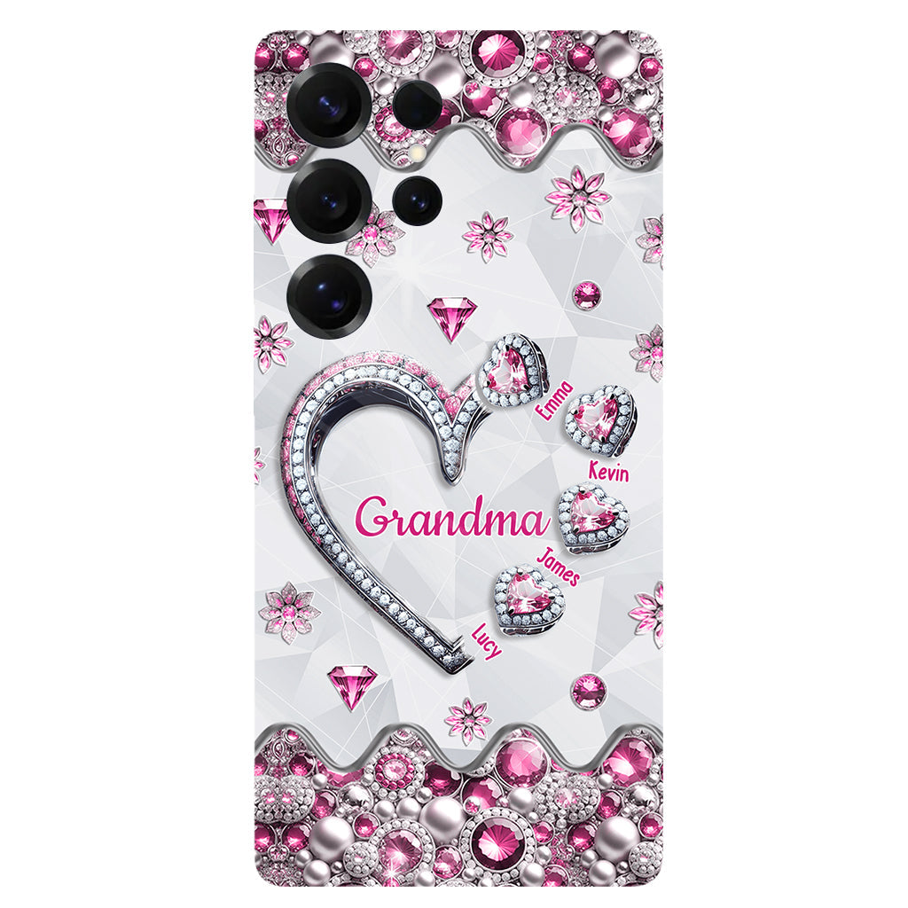 Cadeau pour grand-mère, maman… - Coque de téléphone personnalisée avec impression intégrale « Grand-mère »