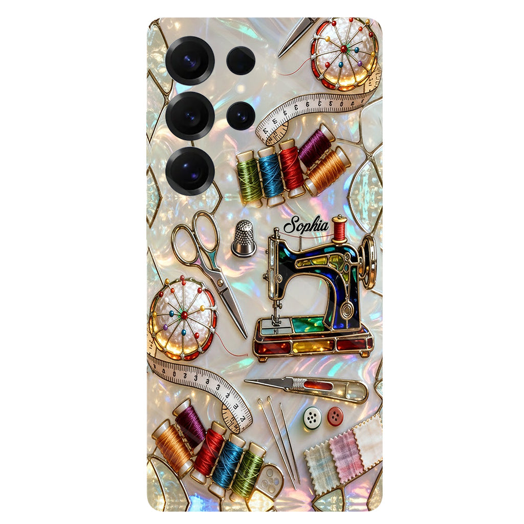 Coque de téléphone personnalisée « Couture » ​​avec imprimé intégral