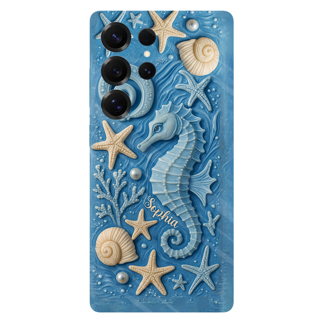 Juste une fille qui aime l'océan - Coque de téléphone personnalisée pour amoureux de la mer avec impression intégrale
