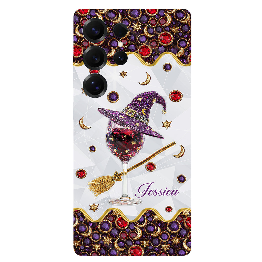 Wine Witch - Personalized Witch Full Print Phone Case