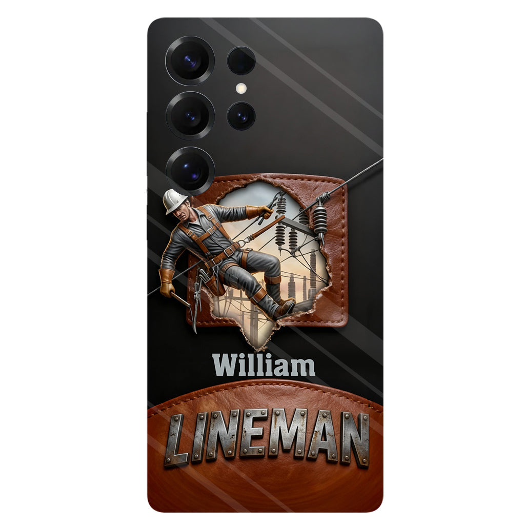 Cool Lineman - Personalized Lineman Full Print Phone Case