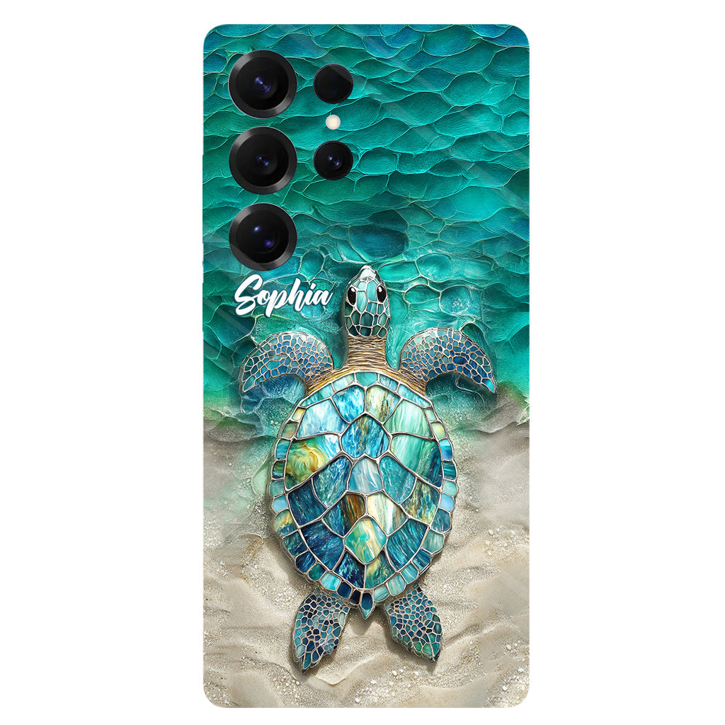 Sea Turtle Lovers - Personalized Turtle Full Print Phone Case