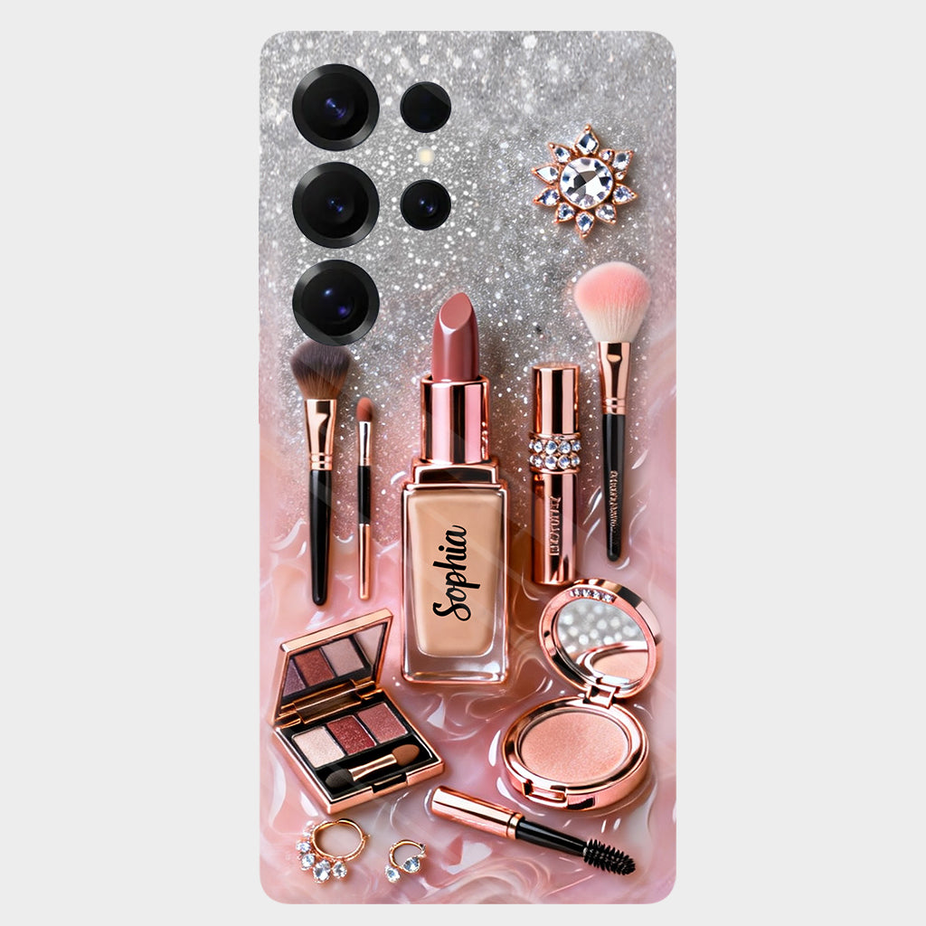 Maquilleuse fière - Coque de téléphone personnalisée avec impression intégrale - Maquillage